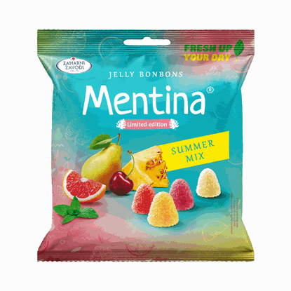 Gummi Bonbons Sommer Mix 80g MENTINA