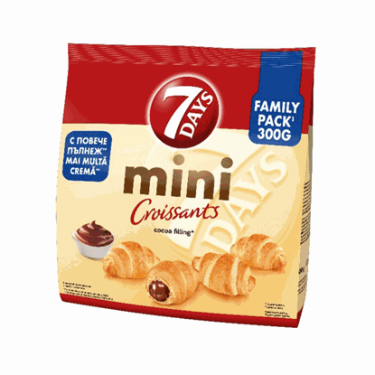 Mini Croissants ''cocoa filling'' 300g 7DAYS