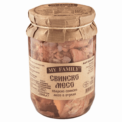 Schweinfleisch (gekocht) 680g MY FAMILY
