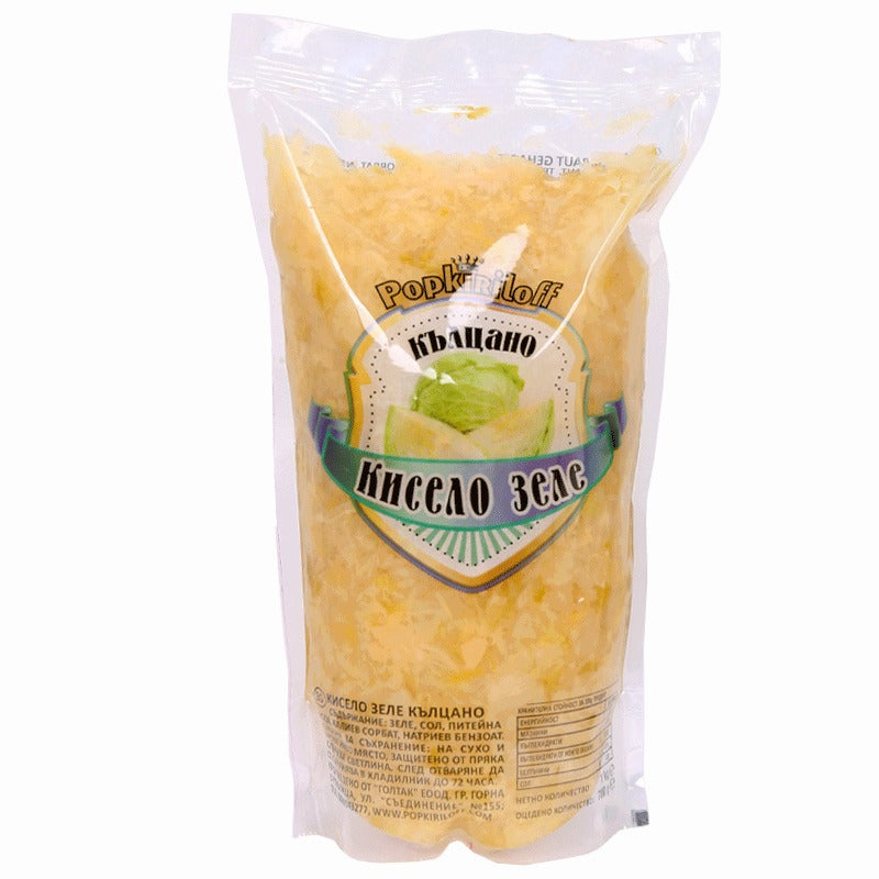 Gehacktes Sauerkraut vakuumiert 700g.