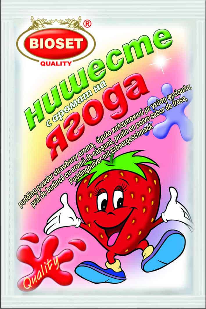 Bioset Erdbeerstärke 60 g