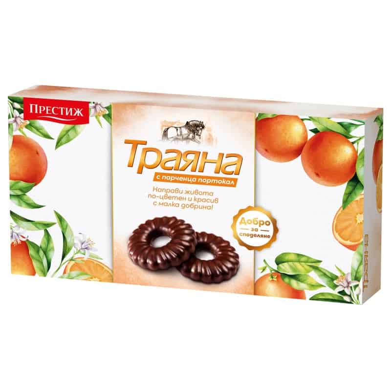 Kekse Trayana Orange 160g