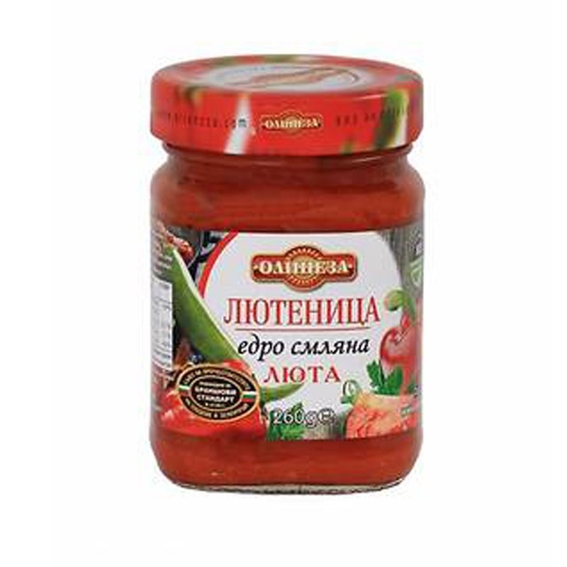 Lutenitsa grob gemahlen scharf Olineza 260g