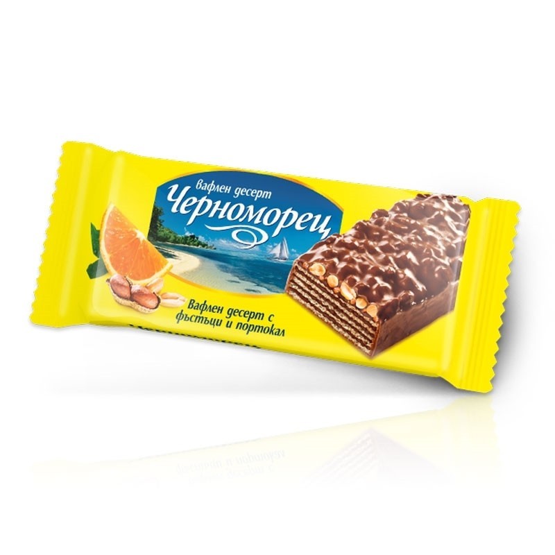 Waffeldessert „Chernomorets“mit Orangengeschmack 80g.