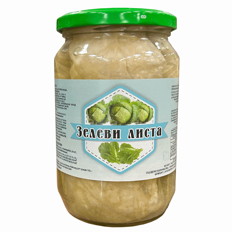 Sauerkrautblätter 720g, POPKIRILOFF