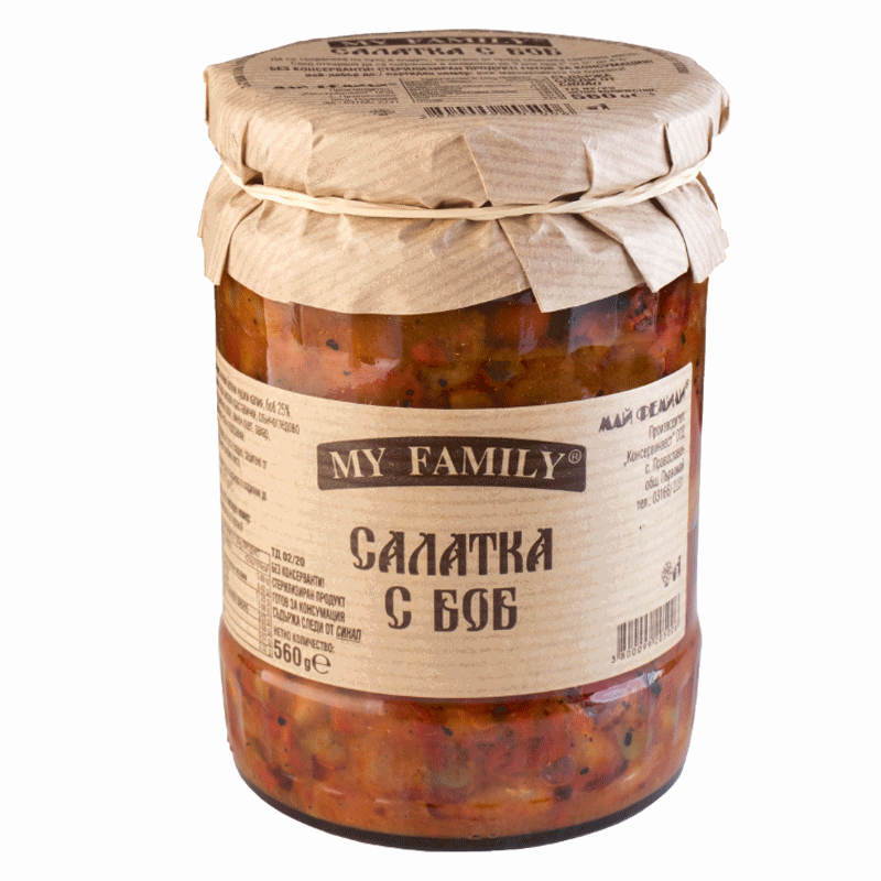 Bohnensalat 560g, MY FAMILY