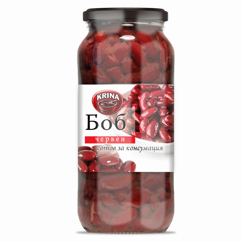 Gekochte rote Bohnen 540g, KRINA
