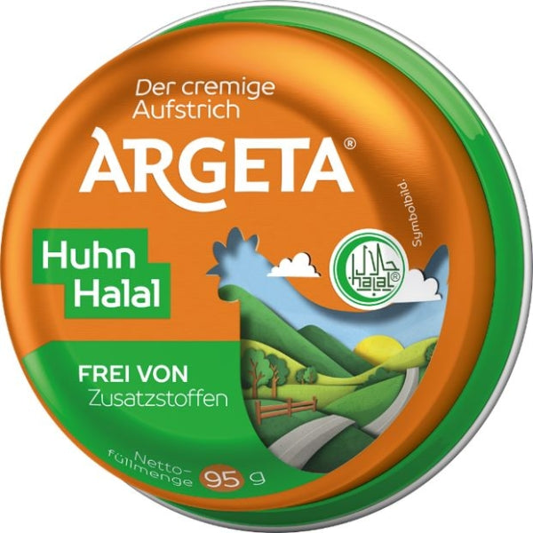Geflügelpastete Huhn Halal 95g, ARGETA