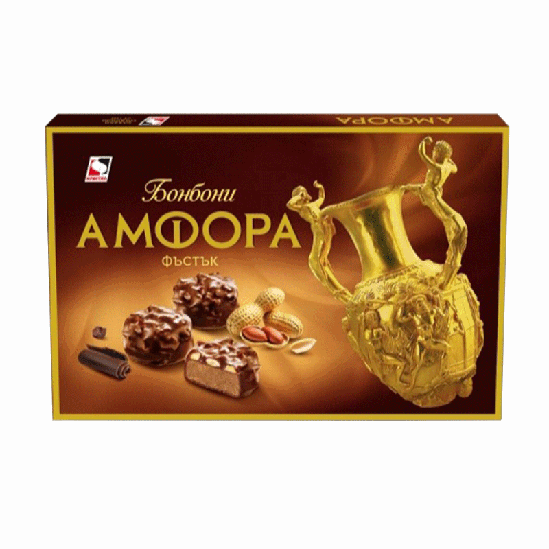 Pralinen mit Erdnüssen 135g, AMFORA