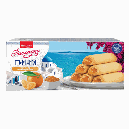 Kekse mit ''Mandarinen Marmelade'' 134g PRESTIGE