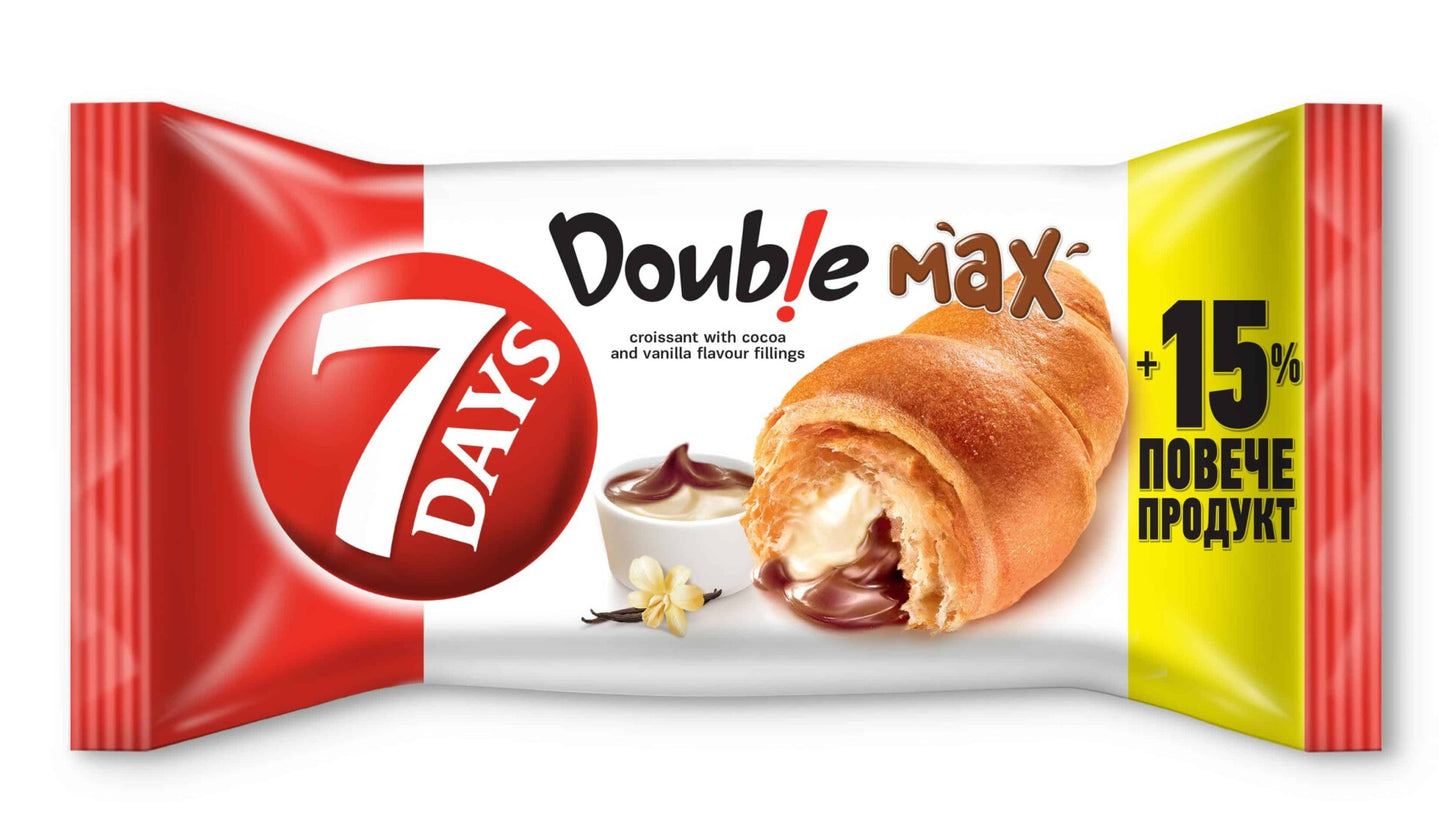 Кроасан 7Days Double Какао и Ванилия 92 гр