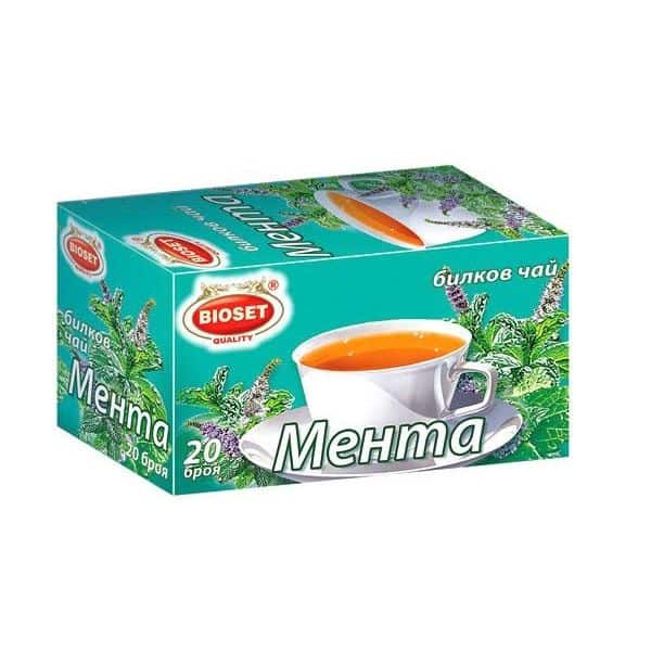 Чай Мента Биосет 20 бр