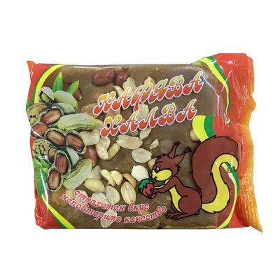 Braune Halva „Dyusena“mit Erdnüsse 350g