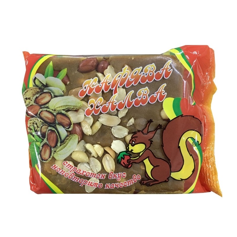 Braune Halva „Dyusena“mit Erdnüsse 350g