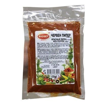 Rote Paprika ''Süss'' gemahlen 100g BIOSET