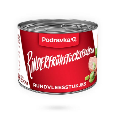 Rinderfrühstücksfleisch 200g, PODRAVKA