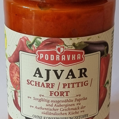Ajvar scharf 350g, PODRAVKA