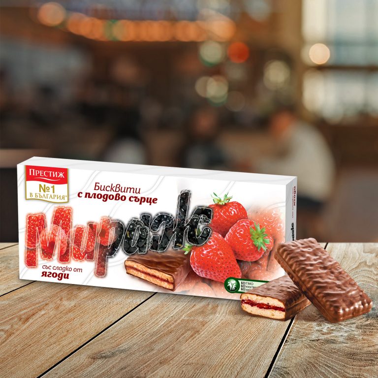 Kekse ''Miraj'' Erdbeere 178g PRESTIGE