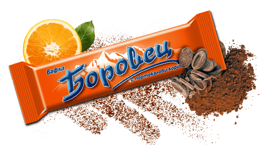 Waffel „Borovets“ mit Orangengeschmack 55g.