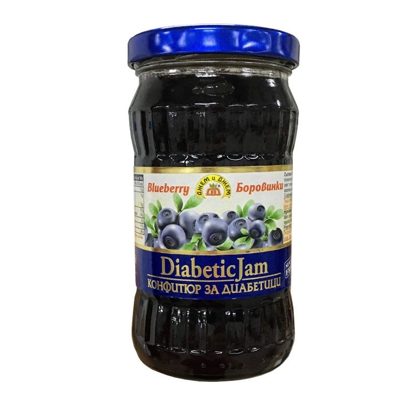Heidelbeermarmelade für Diabetiker 340g, JAM&JAM