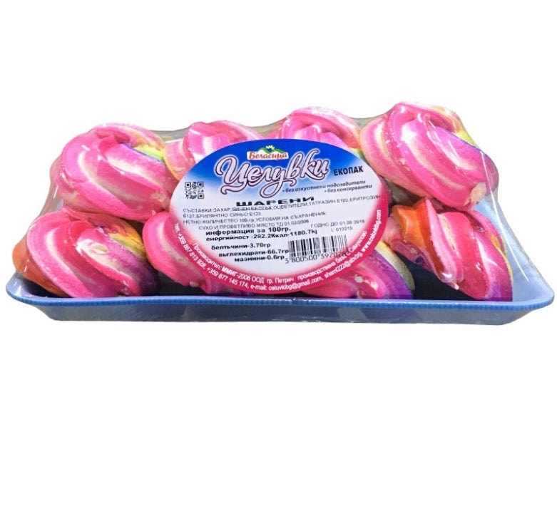 Bunte Eiweißkekse (Celuvki) BELASITSA 100 g