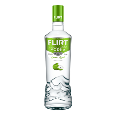 Vodka Flirt Green Apple 700ml