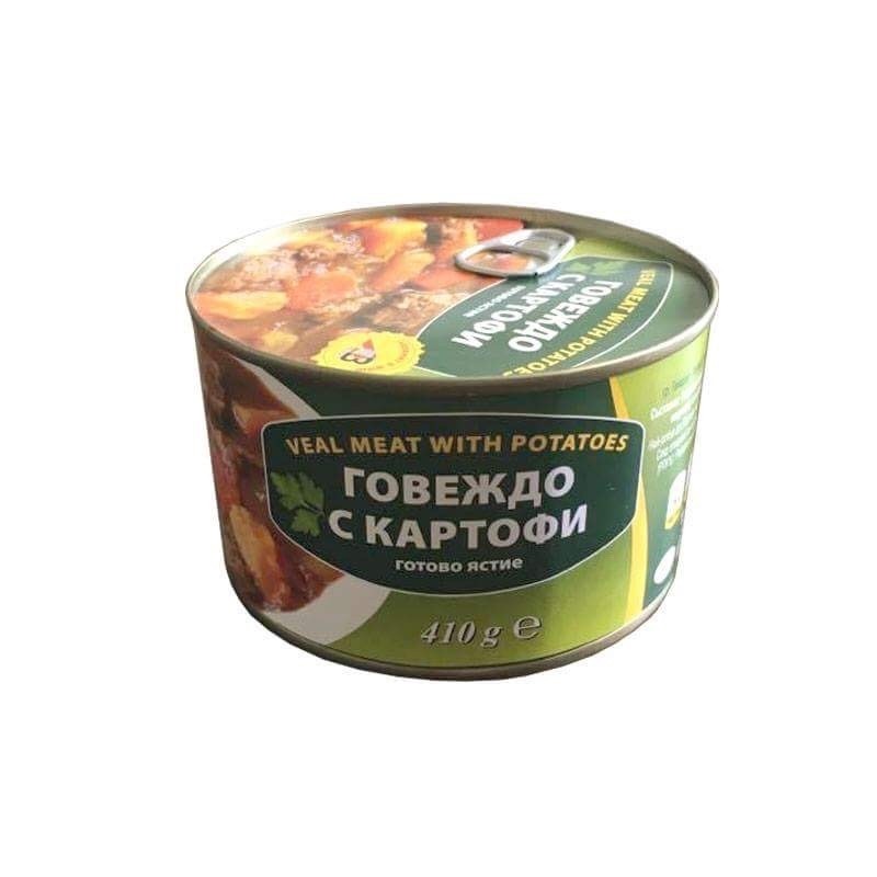 Говеждо Месо с Месо и Картофи 410гр