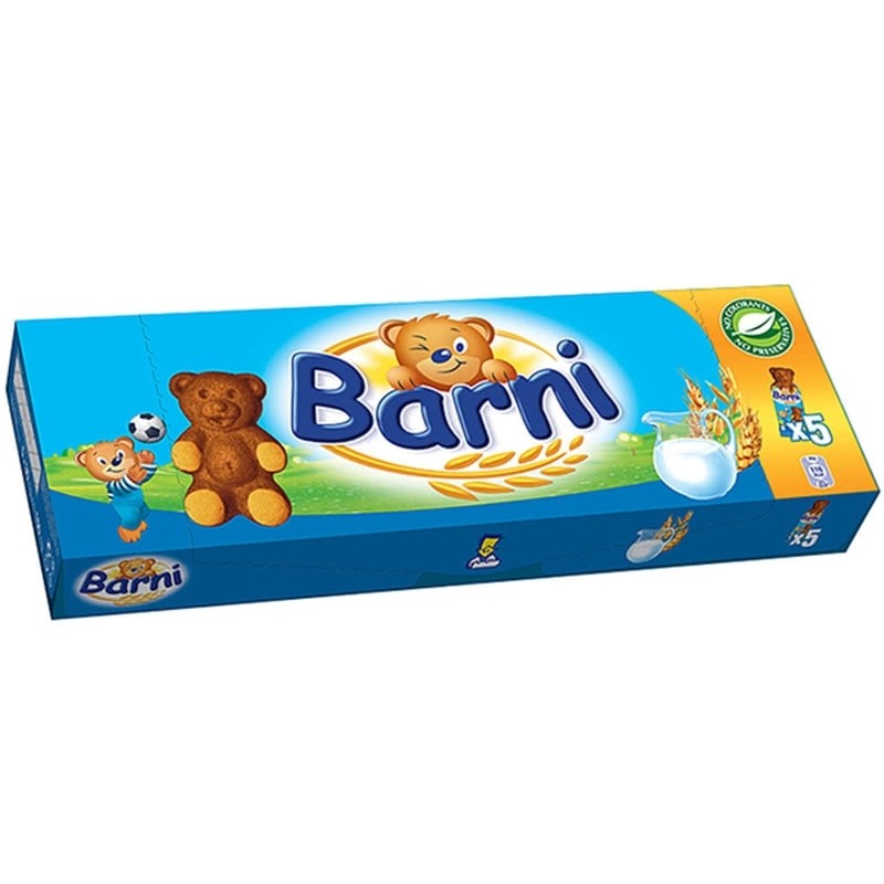 Кекс Barni с Мляко 5х30гр