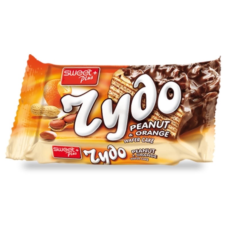 Waffeldessert „Chudo Sweet“ mit Erdnüssen und Orange 75g.