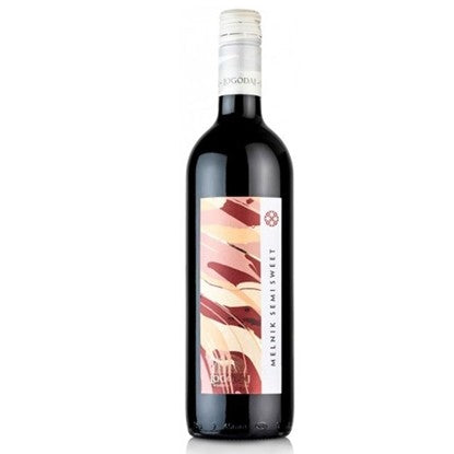 Rotwein ''Melnik'' Semisweet 750ml LOGODAJ
