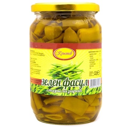 Grüne Bohnen ''Zelen Fasul'' 680g KRASTEV