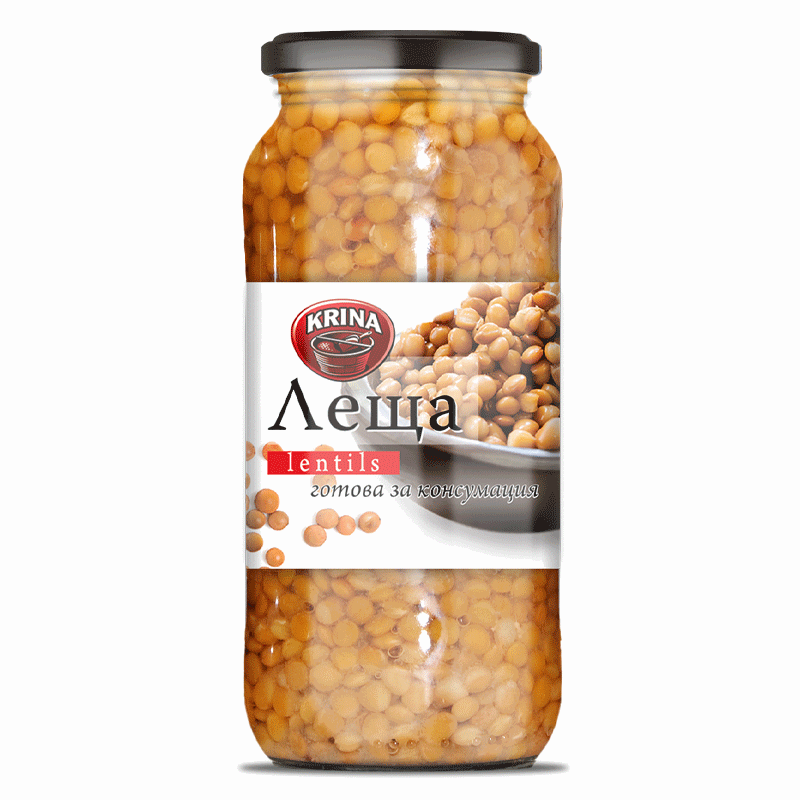 Gekochte Linsen 540g, KRINA