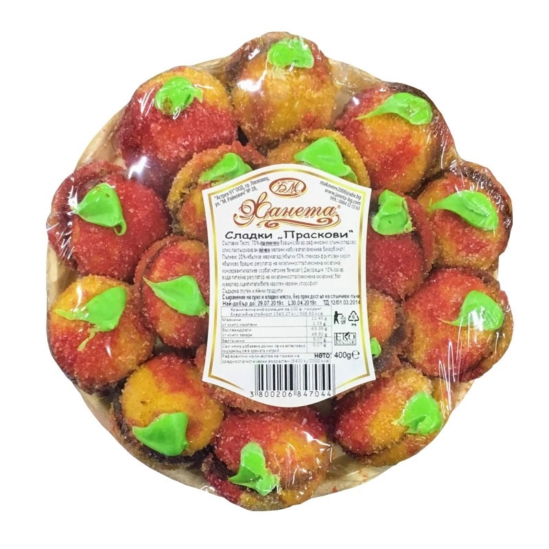 Pfirsichplätzchen 400g, JANETA