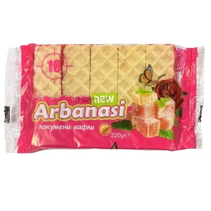Waffeln aus Lokum 220g ARBANASI