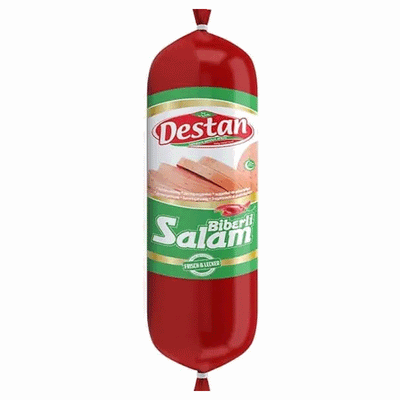 Hähnchen- Biberli-Salami 400g, Destan