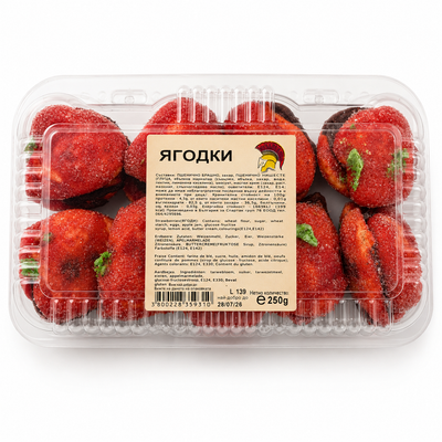 Erdbeerplätzchen 250g SPARTAK