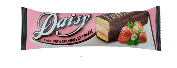 DAISY Trockengebäck 50 g mit Erdbeercreme