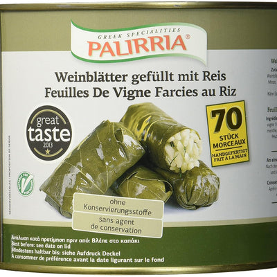 Weinblätter mit Reisfüllung 2,1Kg, PALIRRIA