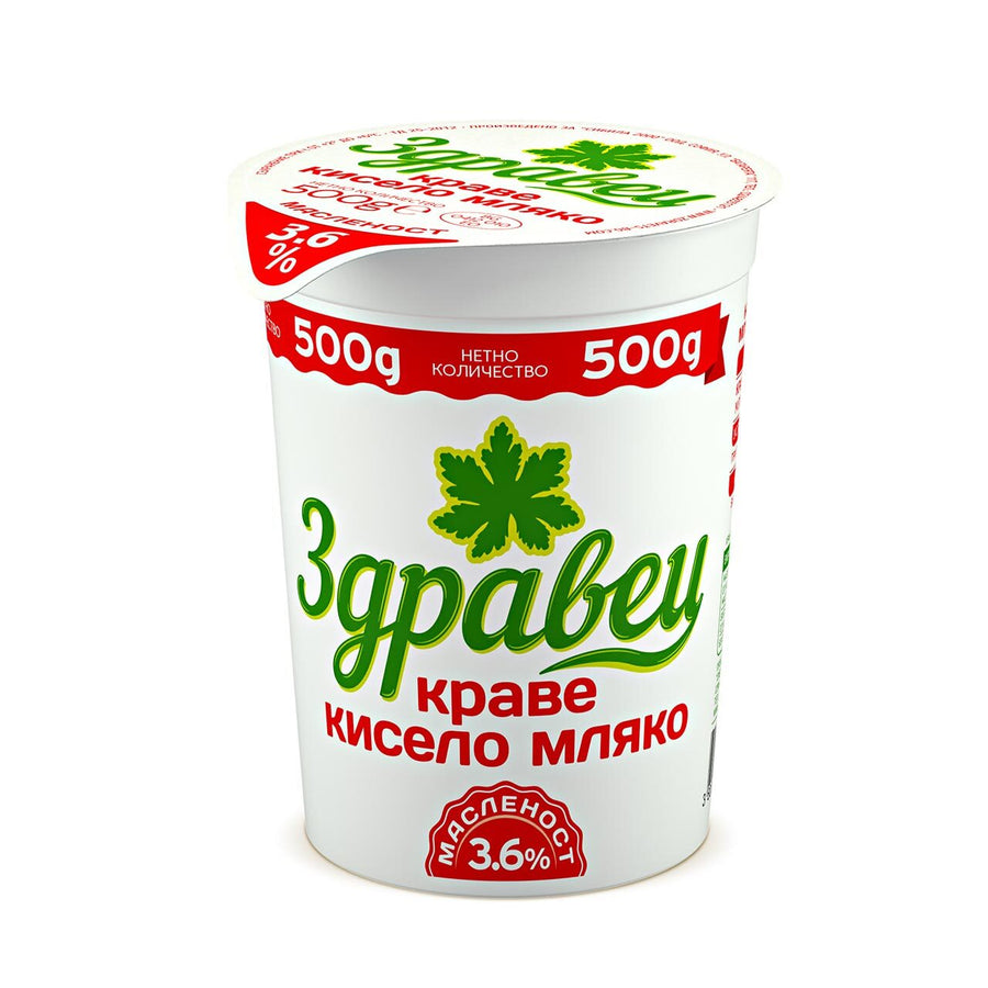 Joghurt 3,6% 500g, ZDRAVETS