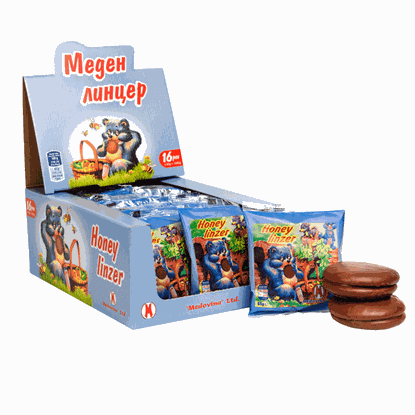 ''Meden Linzer'' Lebkuchen Box 16st MEDOVINA