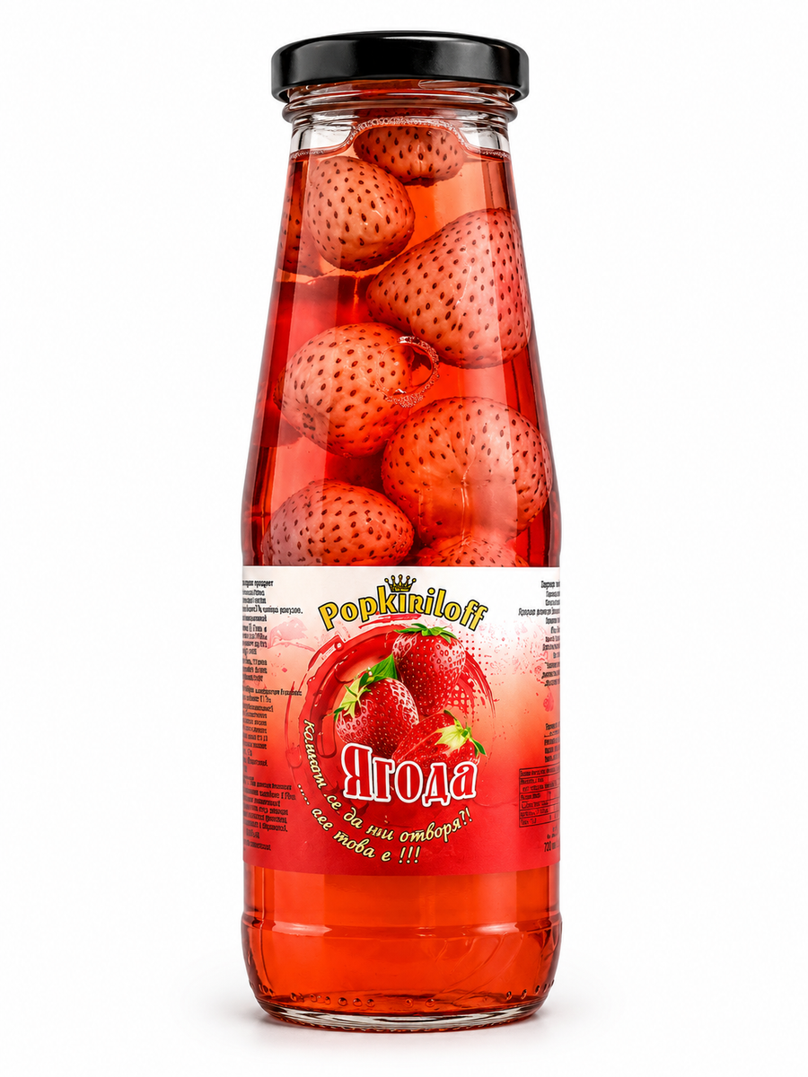 Kompott aus Erdbeeren 720g POPKIRILOFF