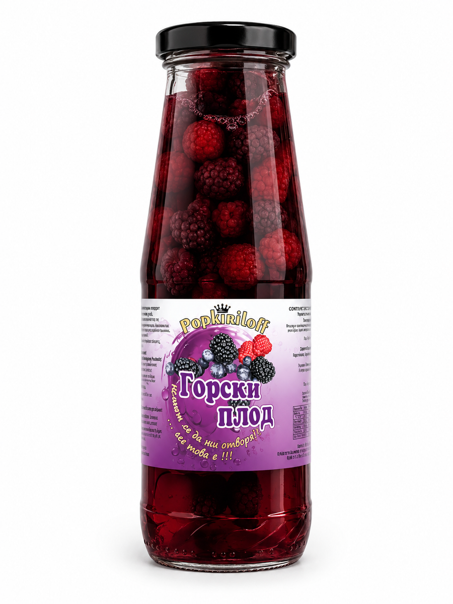 Waldfrüchte-Trinkkompott 720ml, POPKIRILOFF