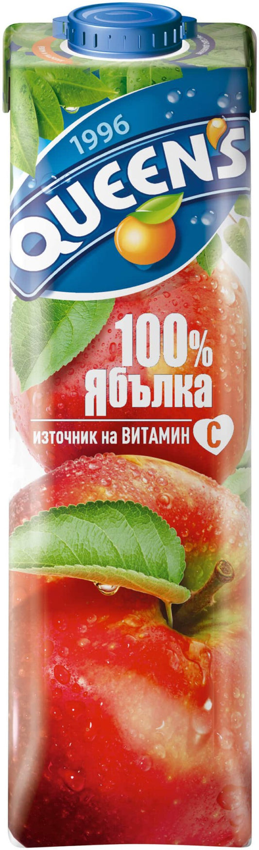 Натурален сок Quееn`s Ябълка 100% 1л