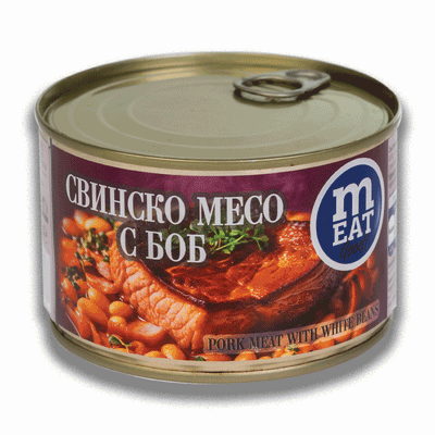 Schweinefleisch mit Bohnen 410g, MARAIDA