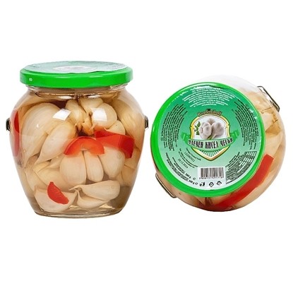 Knoblauch eingelegt 580g POPKIRILOFF