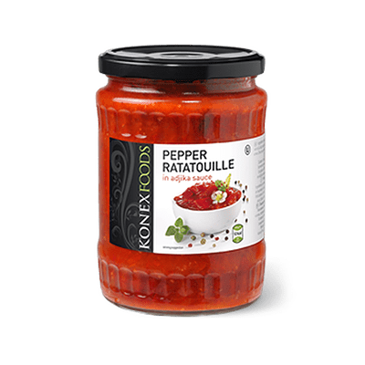Pepper Ratatouille in adjika sauce 530g KONEXFOODS